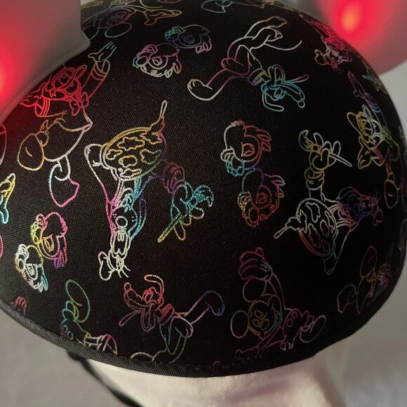 Mickey Mouse Ears Hat Glow With The Show Light Up Disney Parks World of Color - Picture 8 of 15